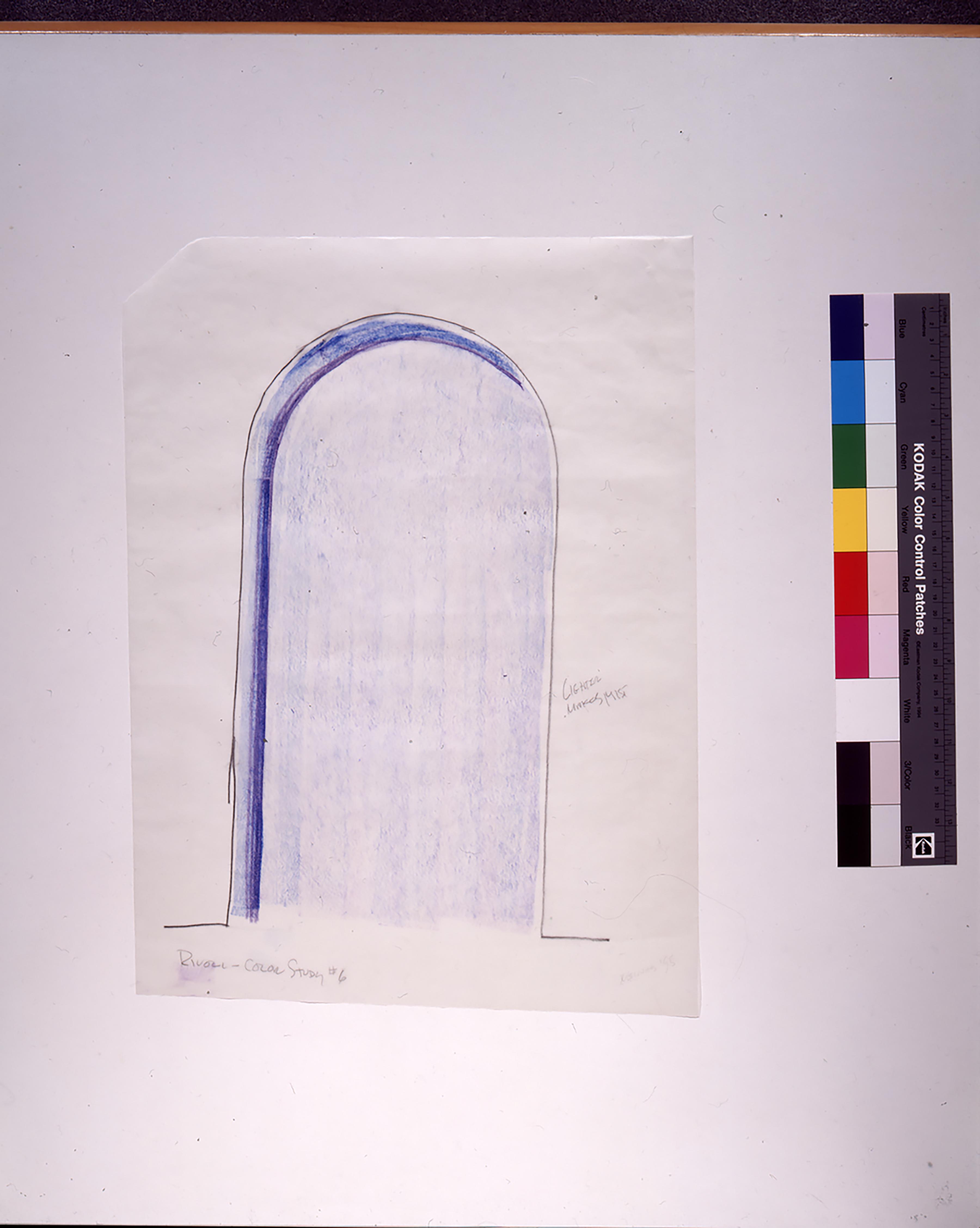 Max Neuhaus, Rivoli color study #6, 1995